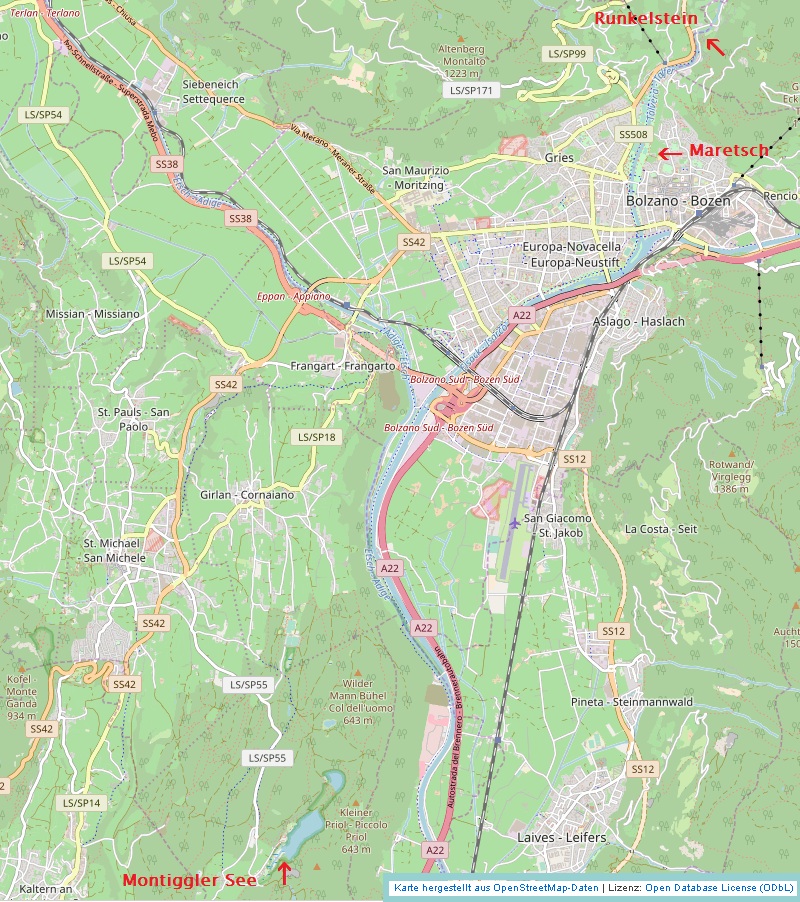 Karte-Burg-Schreckenstein-Drehorte-Bozen-Runkelstein